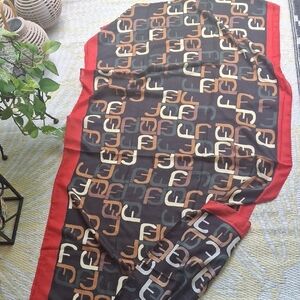Luxury Designer Patterned Scarf.